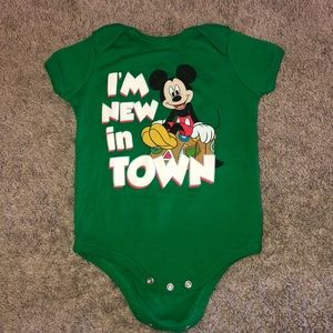 Green, Mickey “I’m New in Town” Onesie